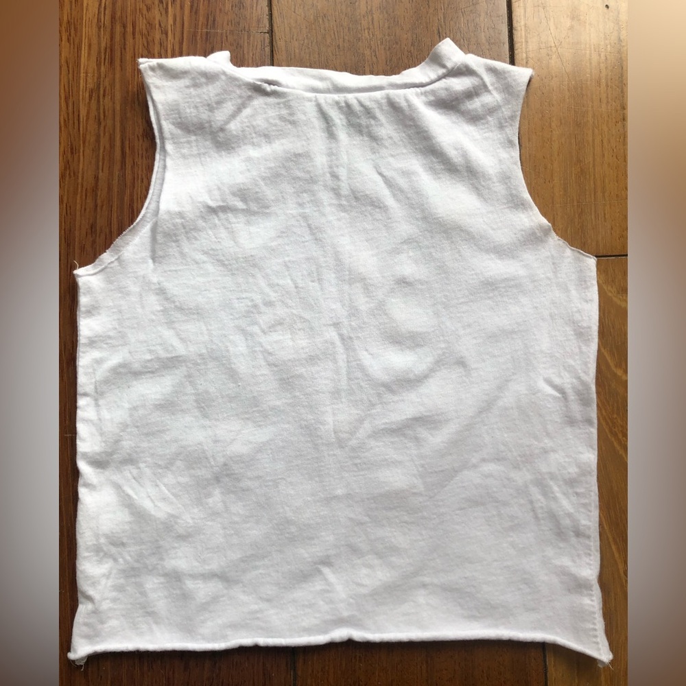Rock Candy Ice Cream Print White Tank Top - Picture 8 of 8